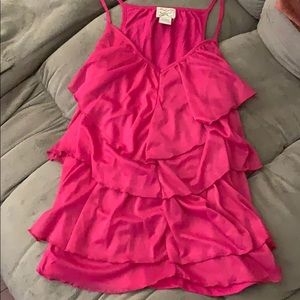 Eyelash couture hot pink tank top